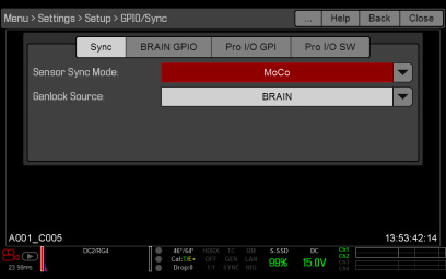 MoCo Sync Settings